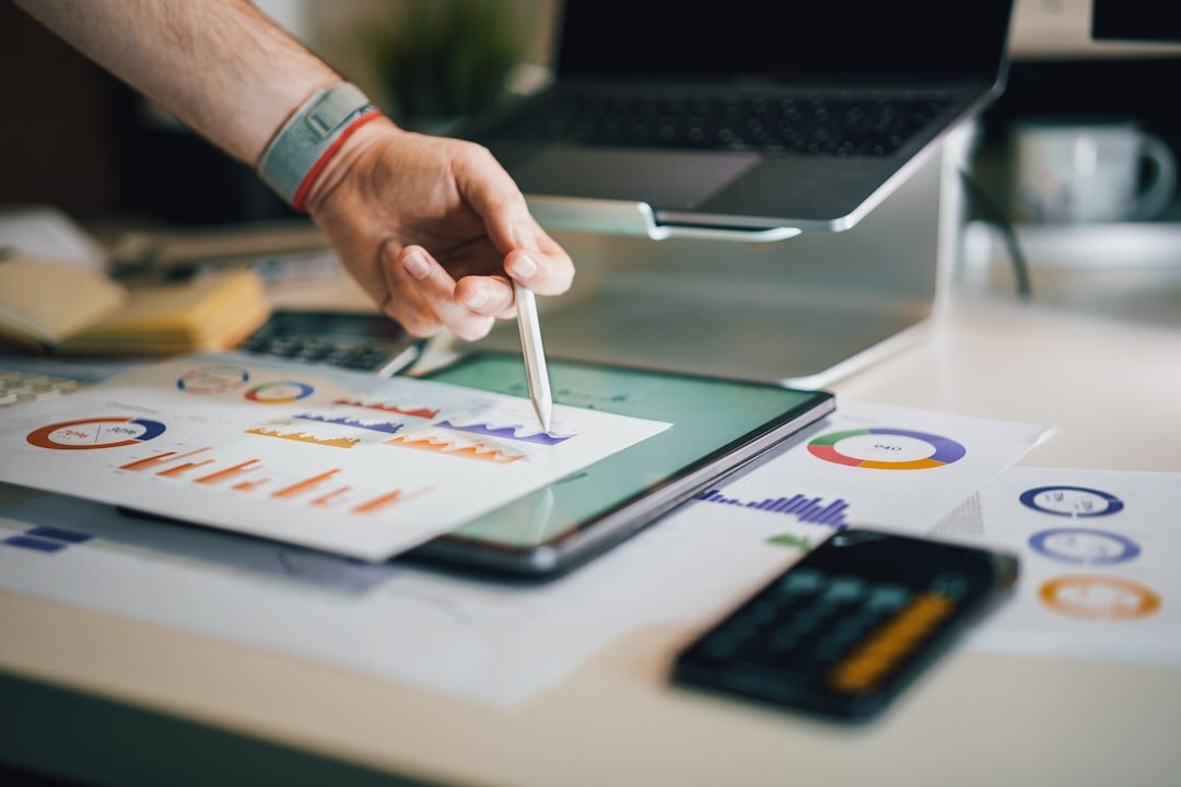 business documents on desk